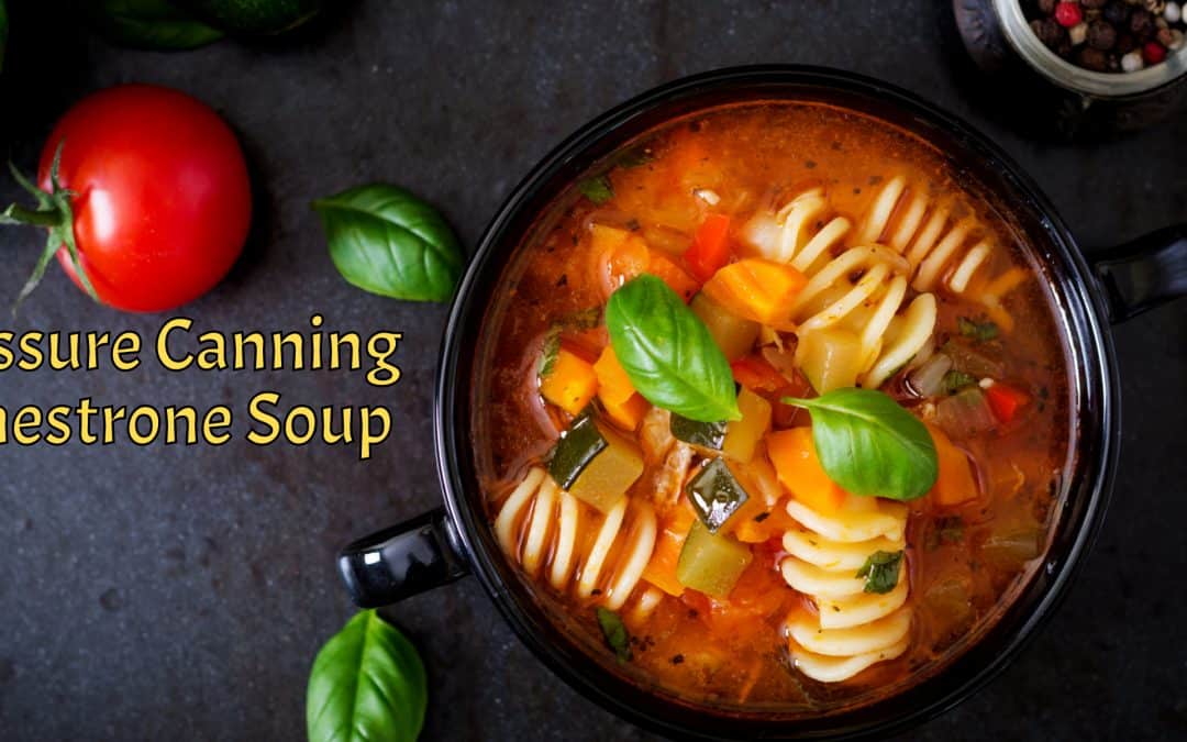 Pressure Canning Minestrone Soup